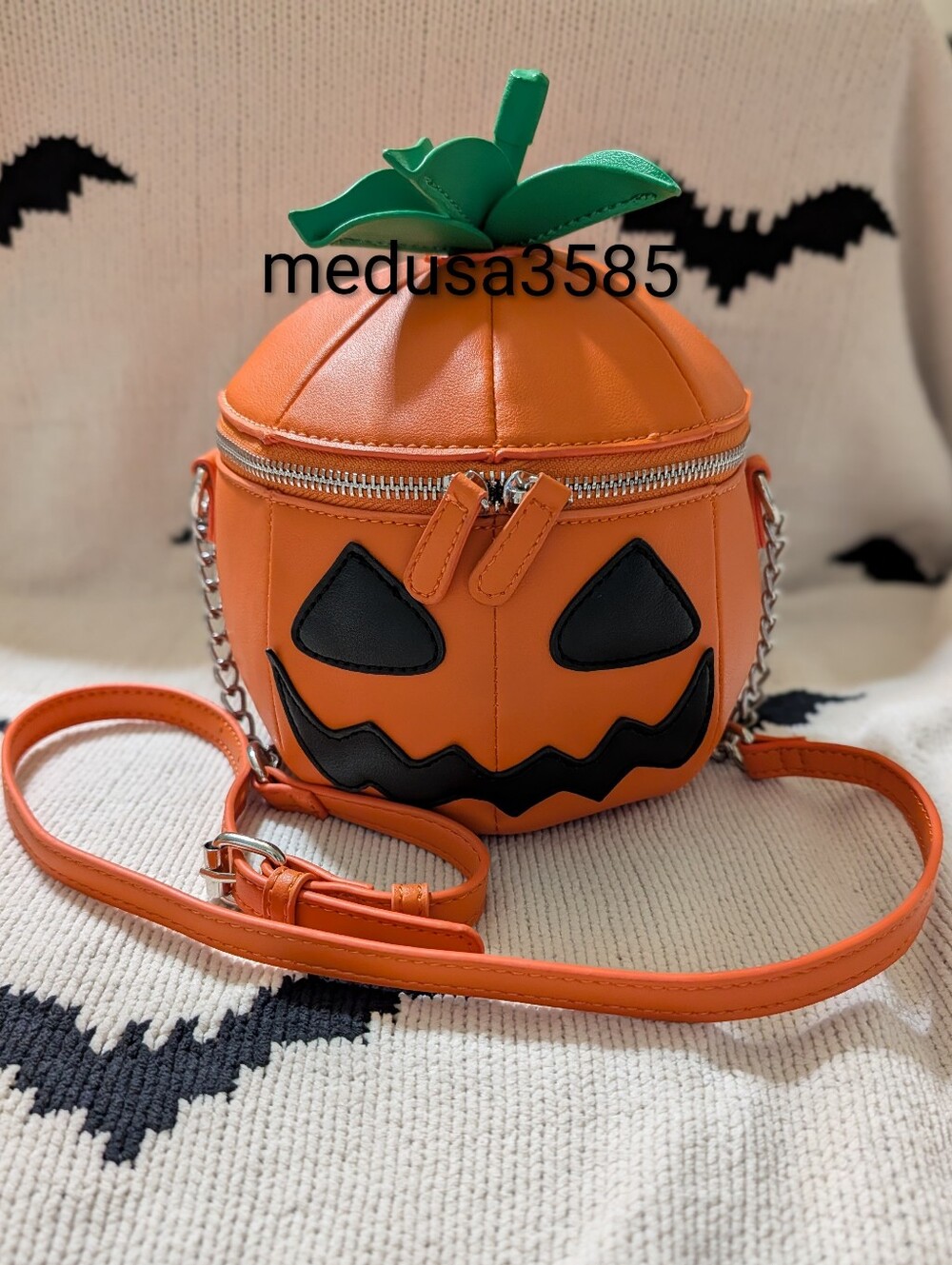 Jack-o'-lantern Crossbody Purse